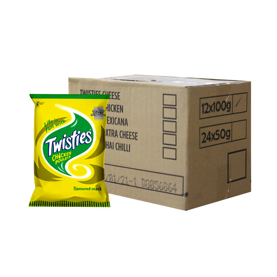 Twisties Snack 100g x 12 [Assorted Flavors]
