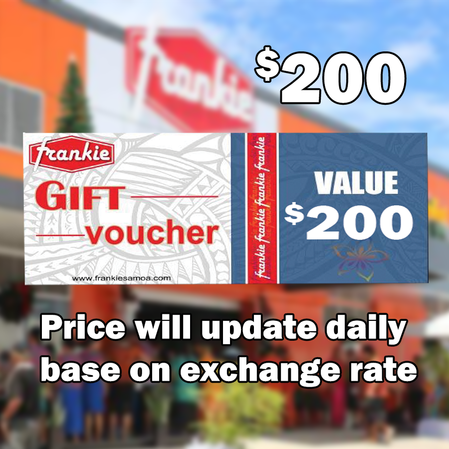 Frankie Voucher 200 Credit Equal Value - Frankie Supermarket