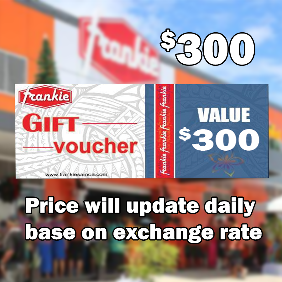 Frankie Voucher 300 Credit Equal Value