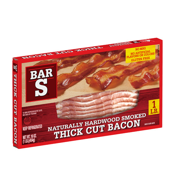 Bars Thick Cut Bacon 16OZ(1LB)