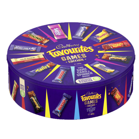 Cadebury Favourites Games Addition 665g