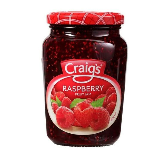 Craigs Raspberry Jam 375g - Frankie Supermarket