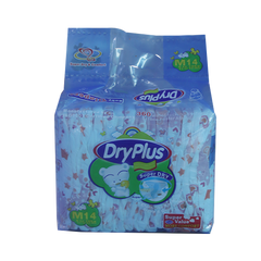 Dryplus Diaper S/Value 14'S Medium