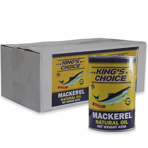 Kings Choice Mackerel N/Oil 425g x 8