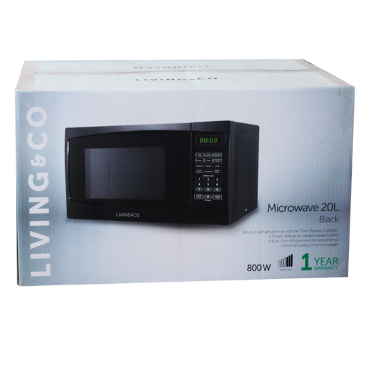 Living&Co Microwave 20L 800W