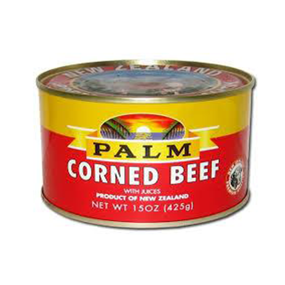 Palm Corned Beef 425g x 24 [Pusa Apa Pisupo] - Frankie Supermarket