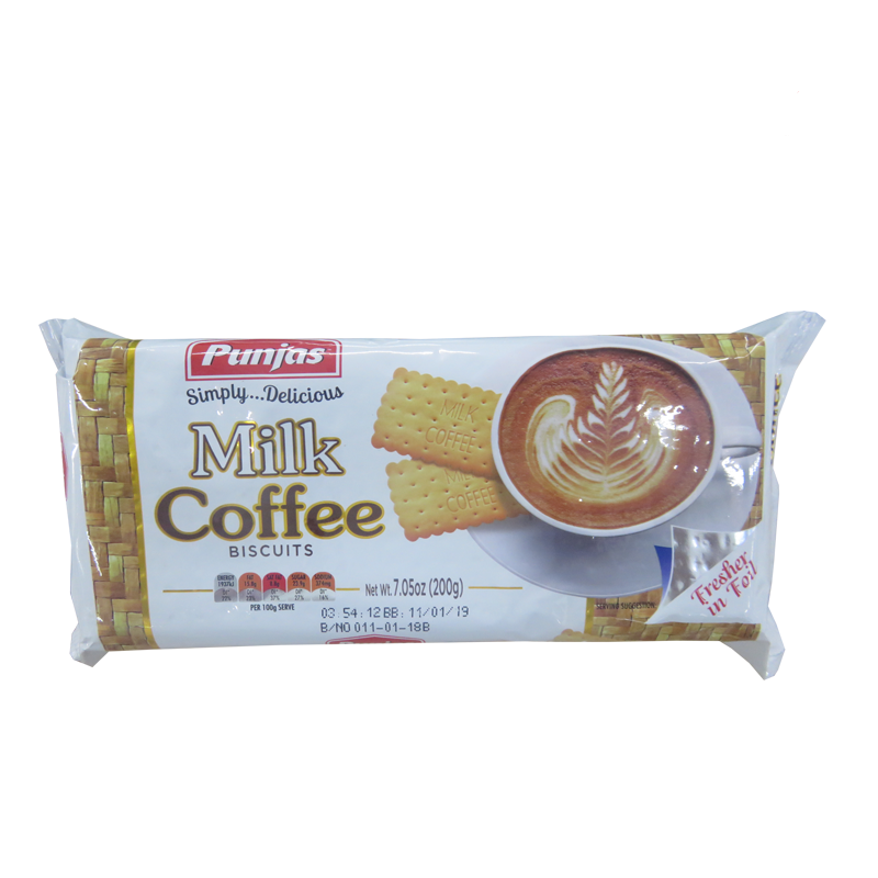 Punjas Milk Coffee Biscuits 200g x 20