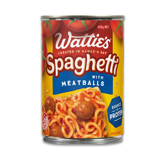 Watties Spaghetti W/Meatball 420g