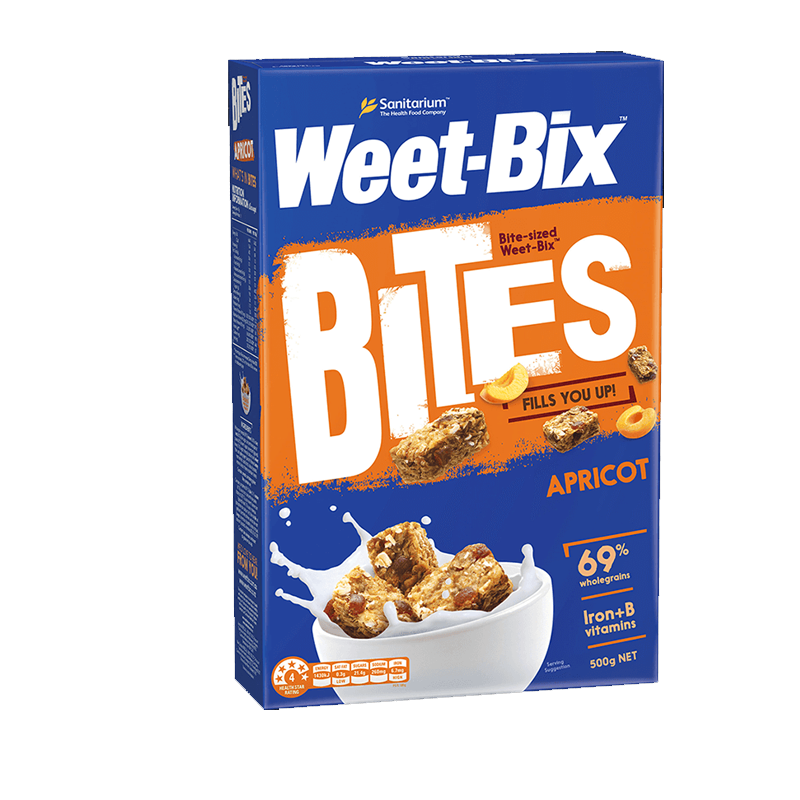 Weet Bix Bites Apricot Cereal 500g