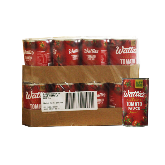 WATTIE'S Tomato Sauce Refill 300g x 24 - Frankie Supermarket