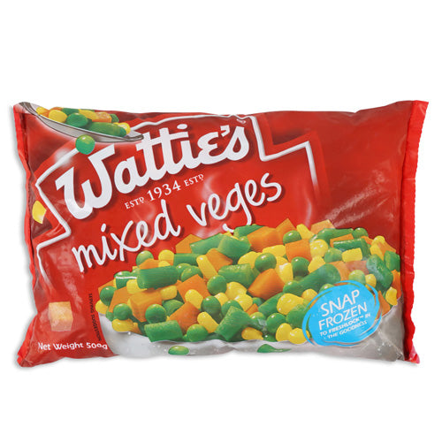 WATTIE'S Mixed Vegies 500g - Frankie Supermarket