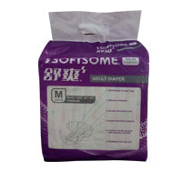 Softsome Adult Diaper Med 10'S