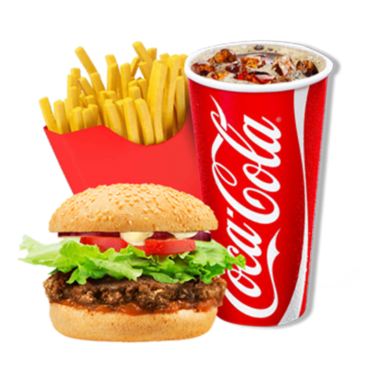 Smash Beef Burger Meal
