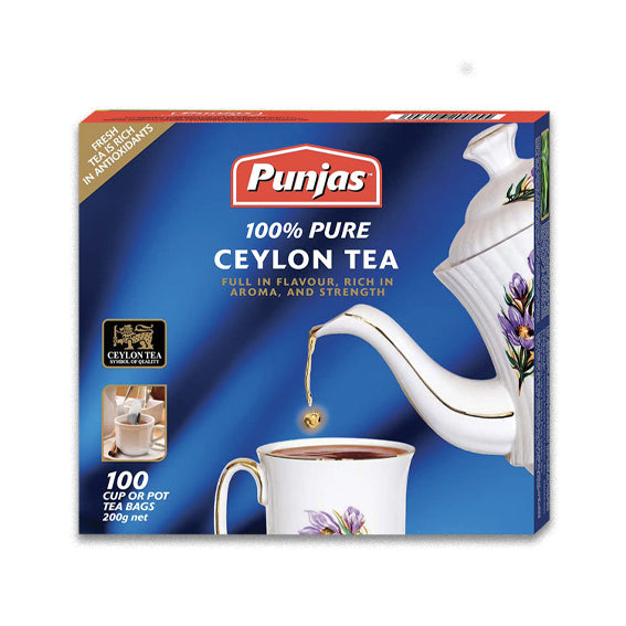 Punjas Ceylon Tea, 100'S 2G - Frankie Supermarket