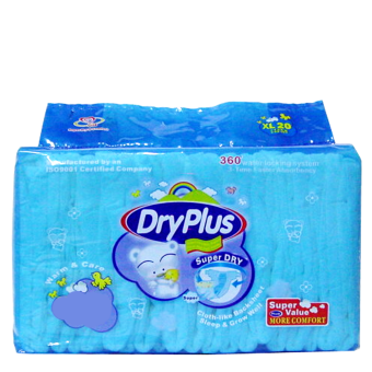 Dryplus Diaper Xtra Care, 36'S Large