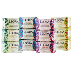 Leora Bath Soap 150g x 6pcs [Assorted Flavors]