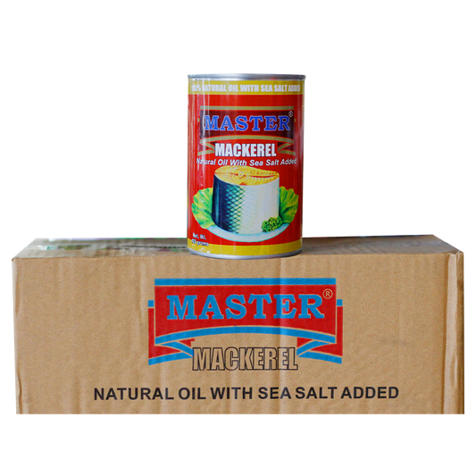 Master Mackerel Natural Oil 425g x 8
