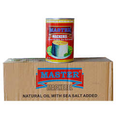 Master Mackerel Natural Oil 425g x 8