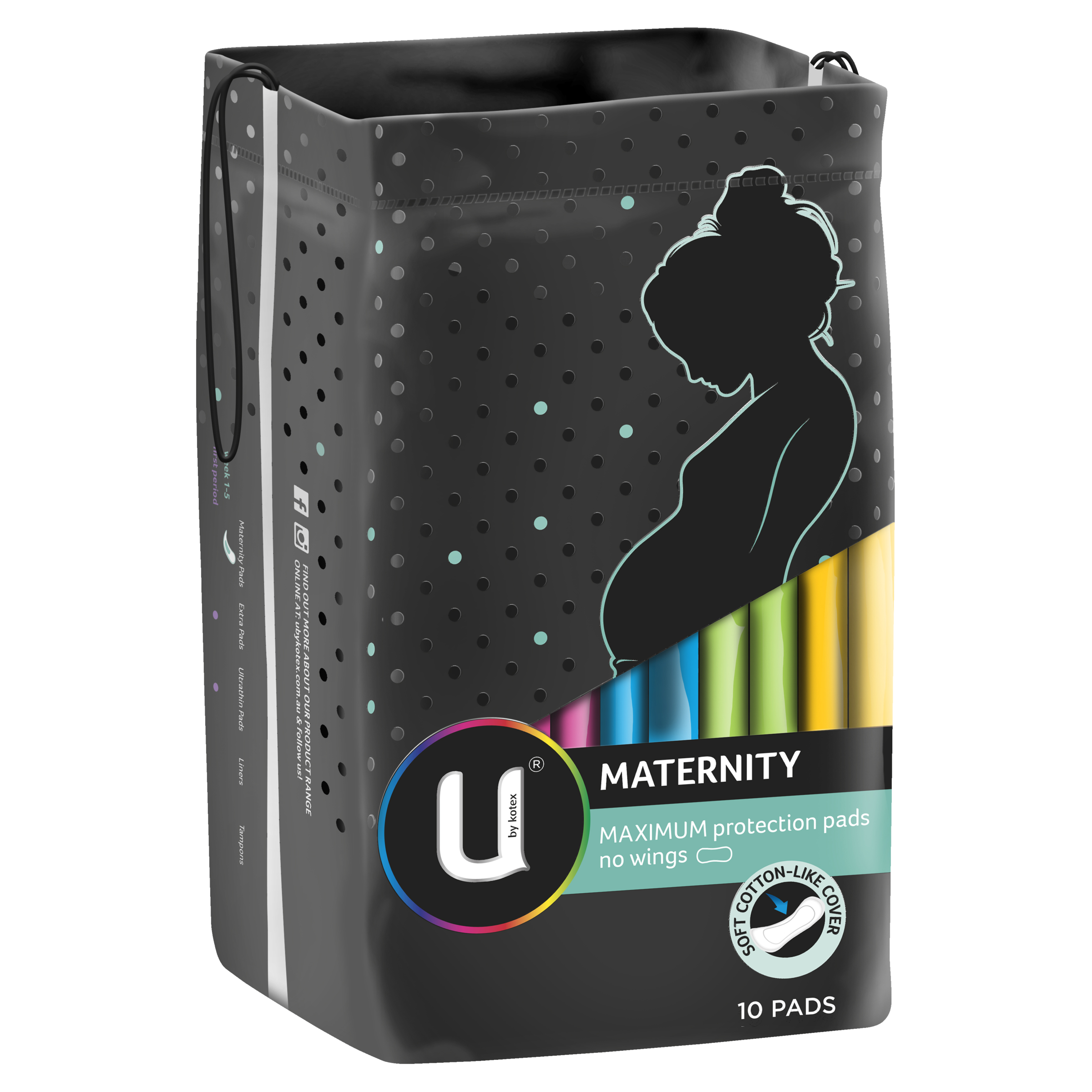 U by Kotex Maternity Max Pads 10'S - Frankie Supermarket