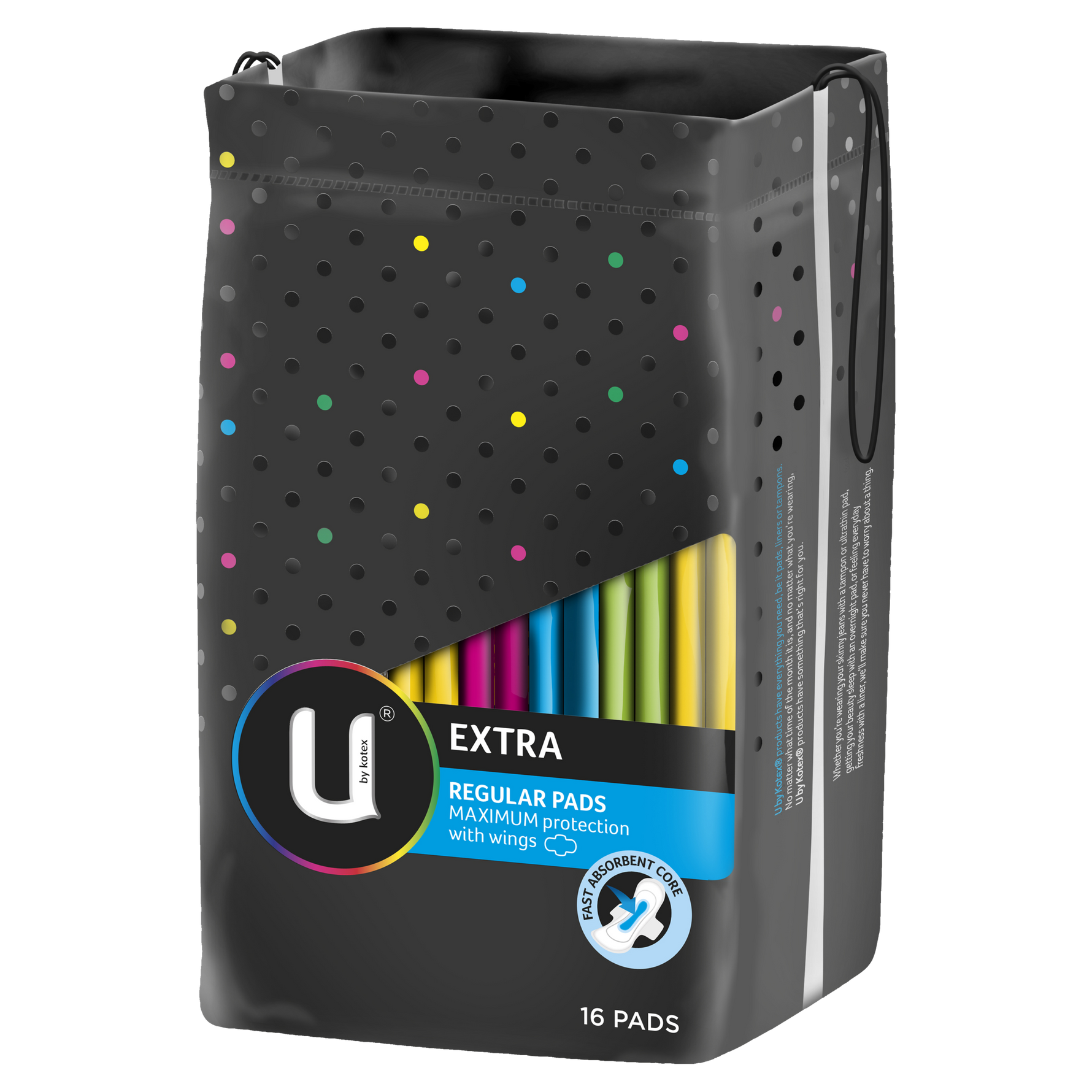 U By Kotex Regular Extra Regular Pads Maxi 16'S - Frankie Supermarket