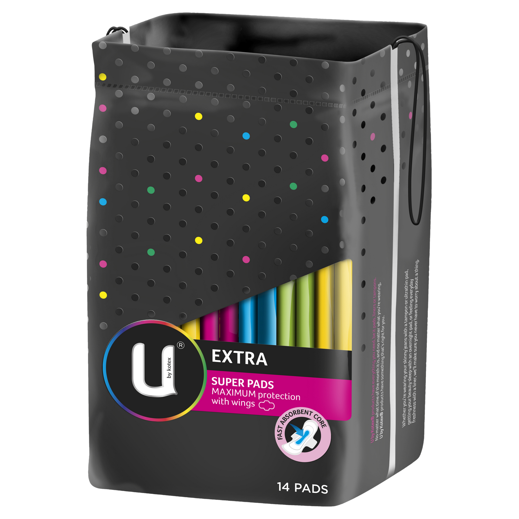 U by Kotex Extra Super Pads 14'S - Frankie Supermarket