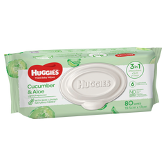 Huggies Thick Baby Wipes 80 Pack (Assorted)